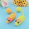 A new cross-border cat weaving simulation mouse tail ball cat toy, an interactive and entertaining tool for playing with cats Specification image